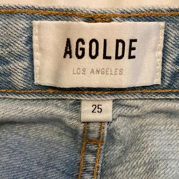 AGOLDE Riley High Rise Straight Crop Shatter Size 25 - Picture 8 of 10